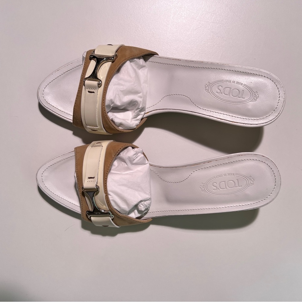 Vintage never worn Tod’s buckle Kitten heel size 6.5 - Picture 8 of 8